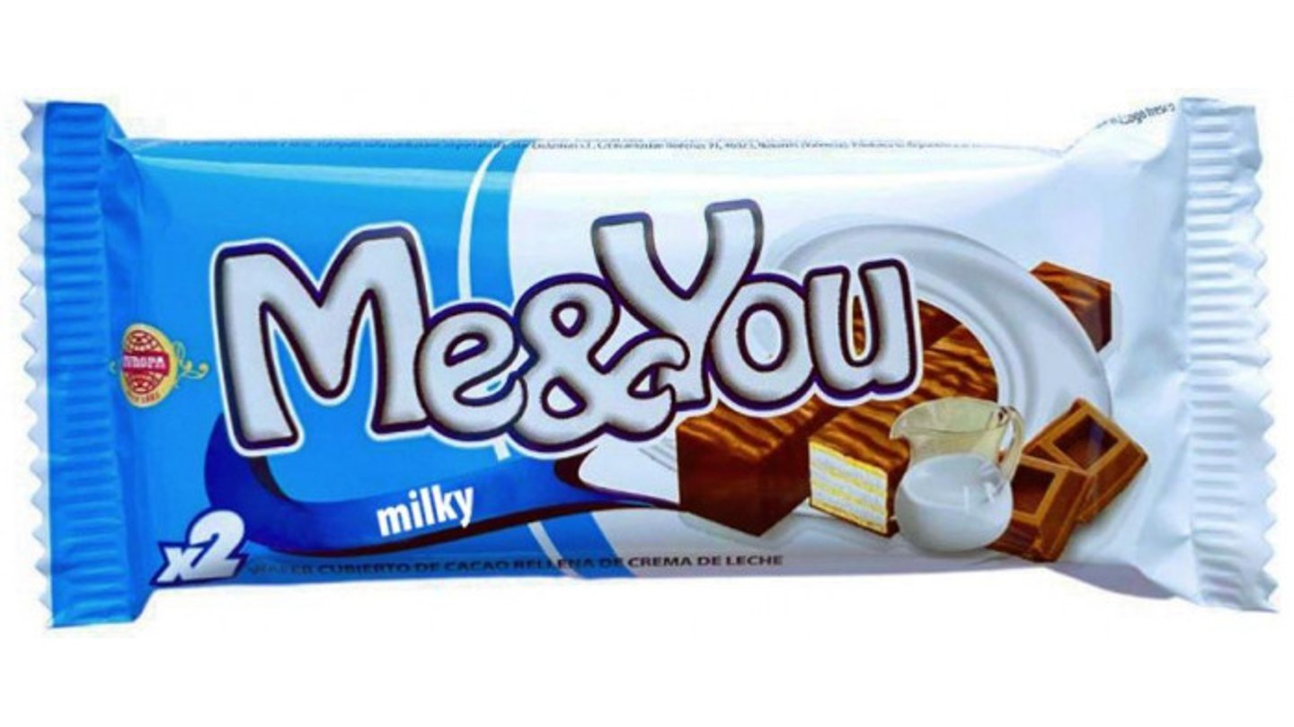 Me&You oplatky s mléčnou náplní 33g