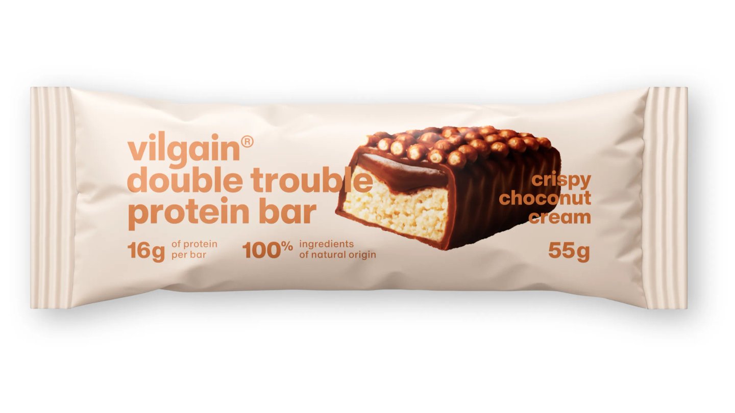 Double Trouble Protein Bar Choco bueno s křupinkami 55g