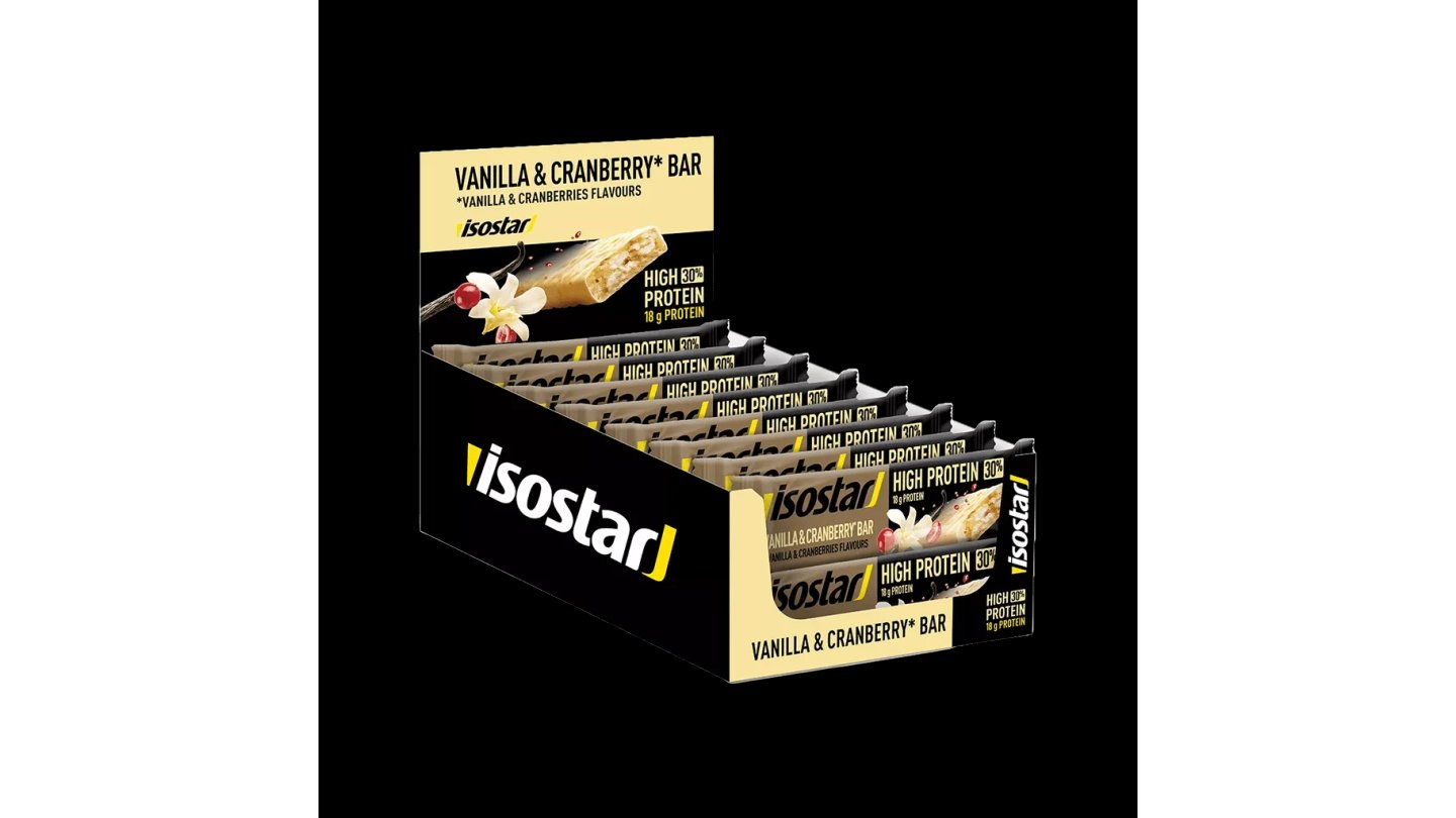 Isostar High Protein 30 vanilka proteinová tyčinka 55 g