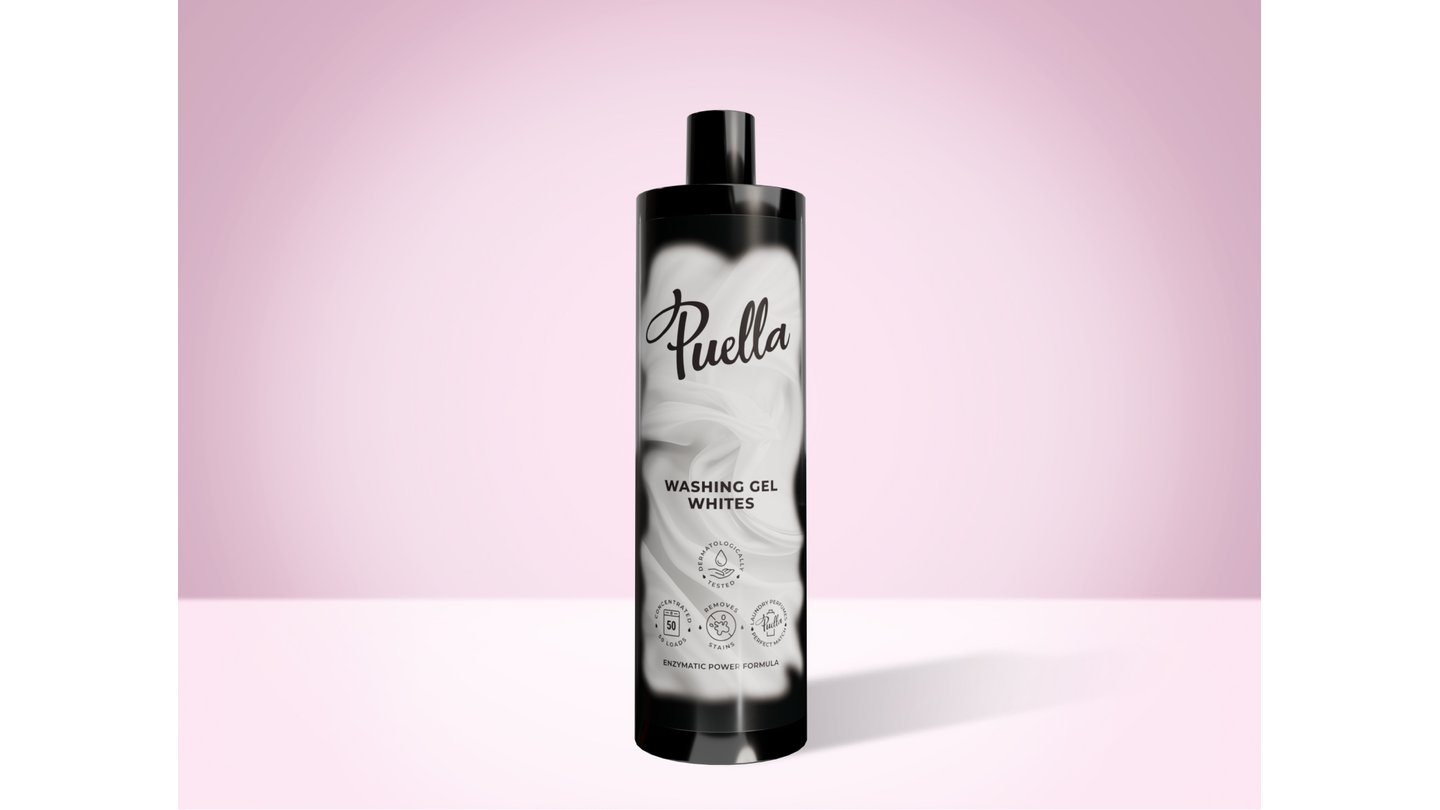 Puella prací gél na bielu bielizeň 500ml (50 praní)