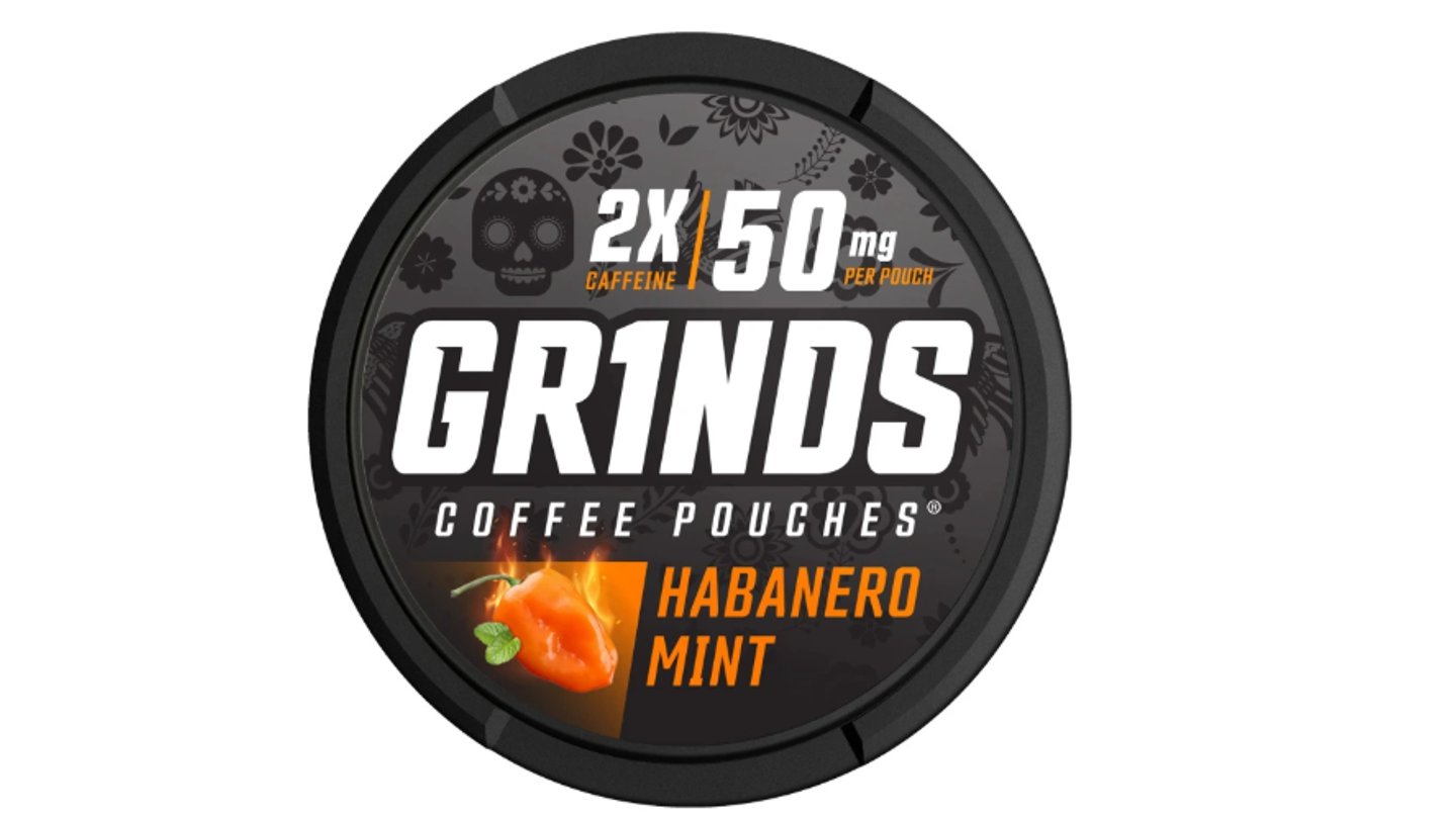 GRINDS 50mg HABANERO MINT Náznak jemné citrusové chuti, následovaný výbuchem pikantnosti
