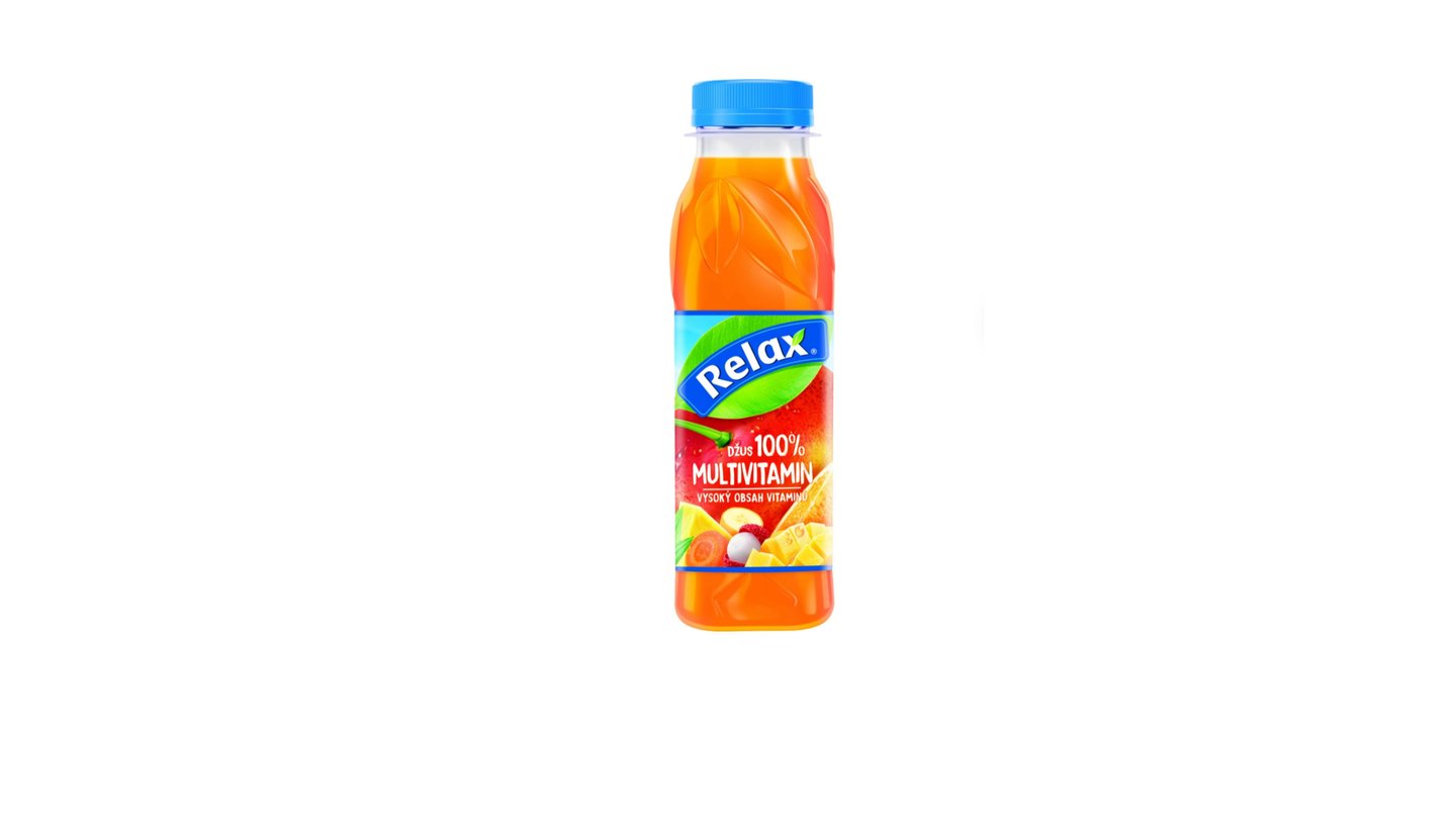 Relax Multivitamin 100% džus 0,3l