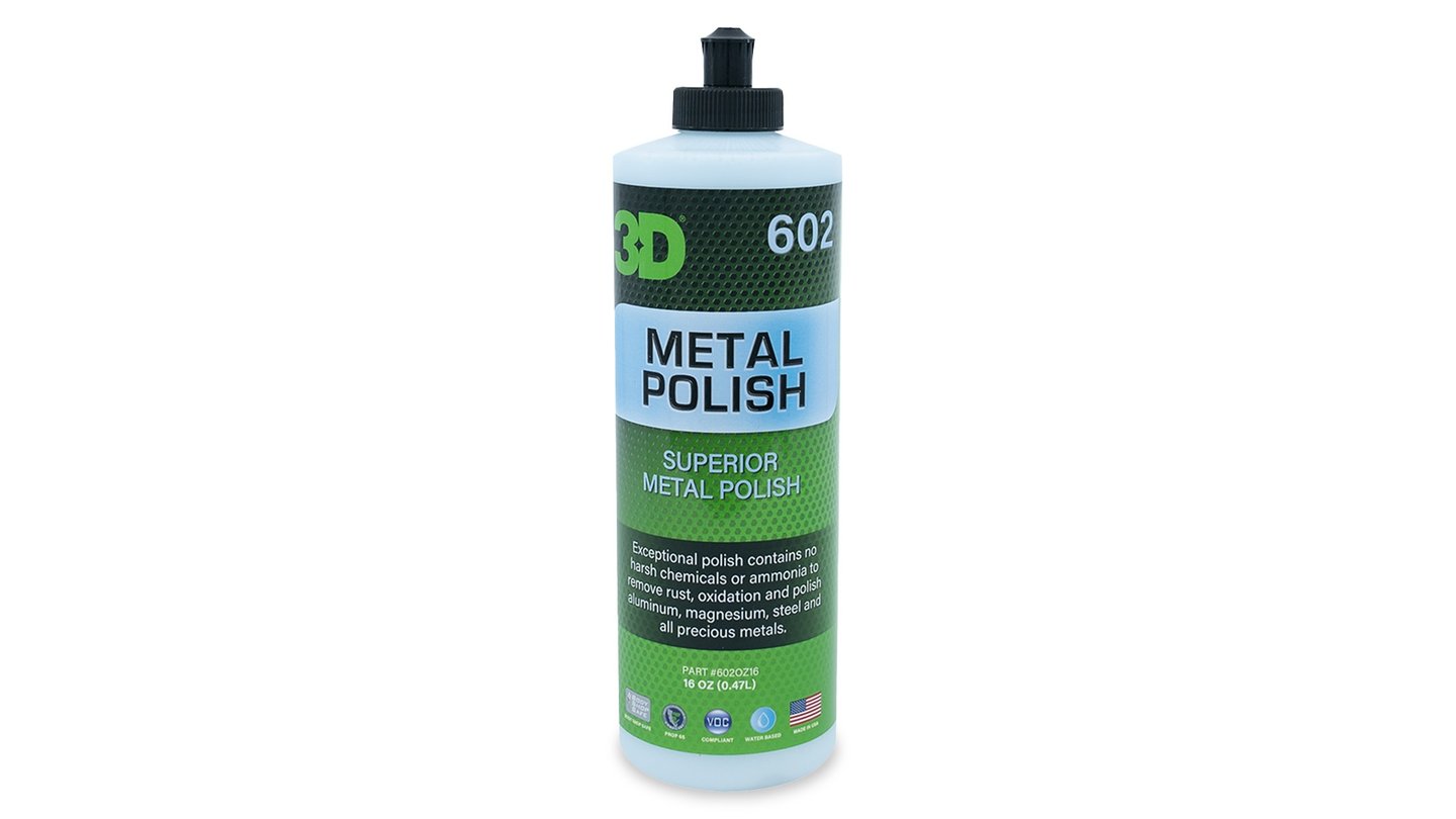 LEŠTĚNKA NA KOVY A CHROMY 3D METAL POLISH 473 ml