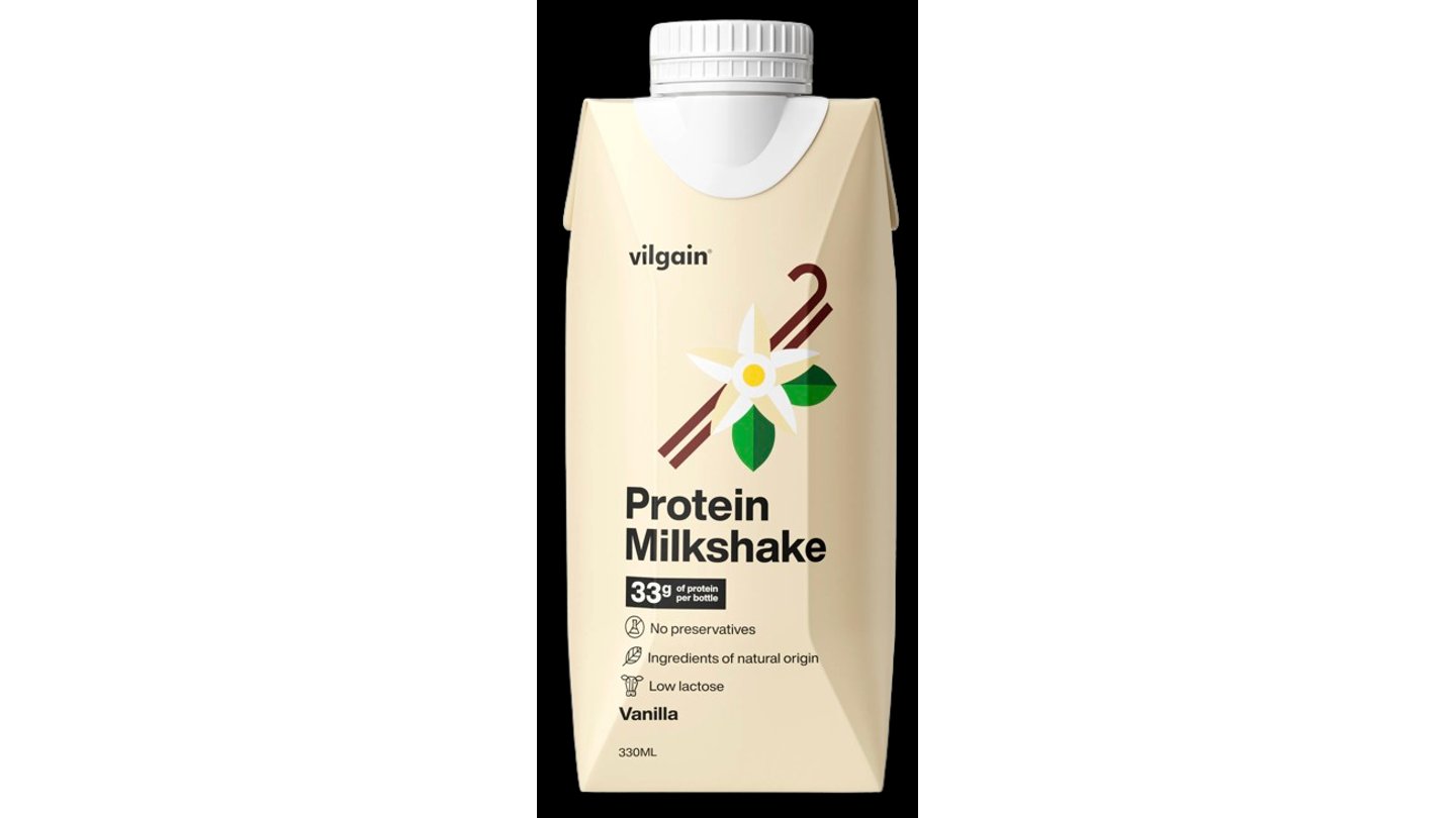 Vilgain Protein Milkshake vanilka 330 ml