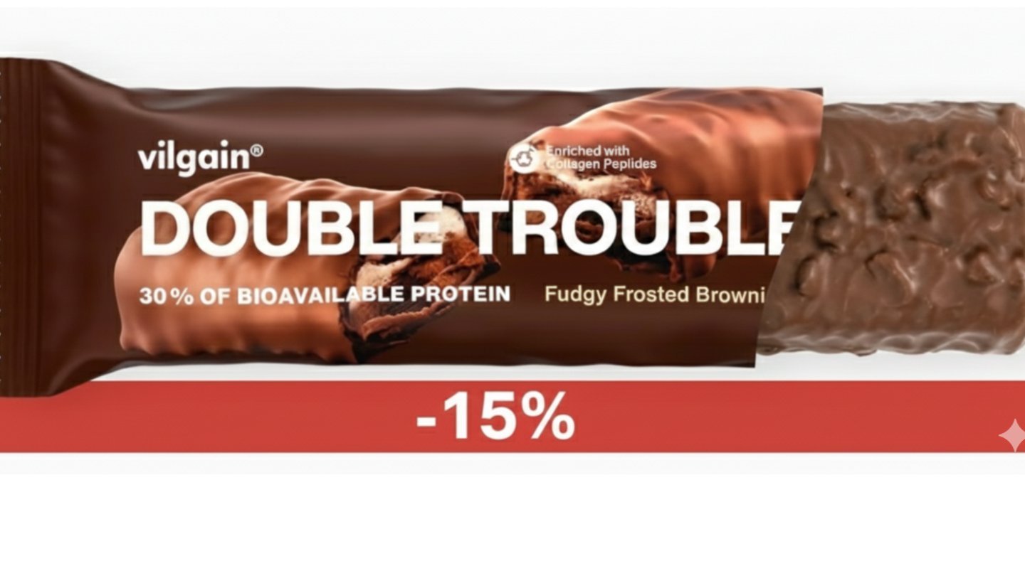 Protein Bar Dvojitá čokoláda s krémem