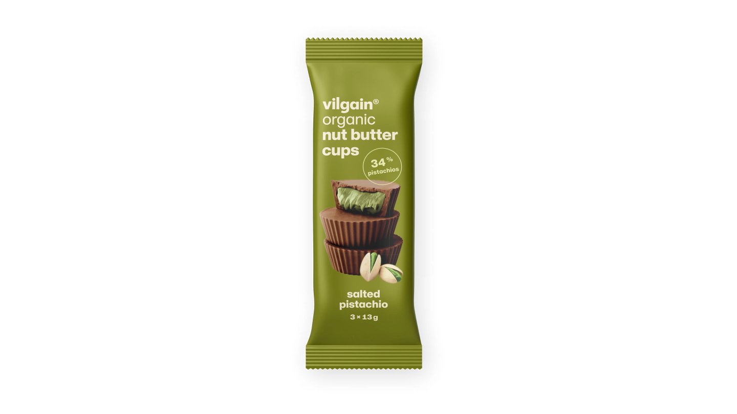 Vilgain Nut Butter Cups BIO - Pistácie solené