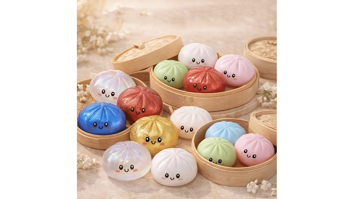 Dumpling Surprise zberateľský squishy knedlík