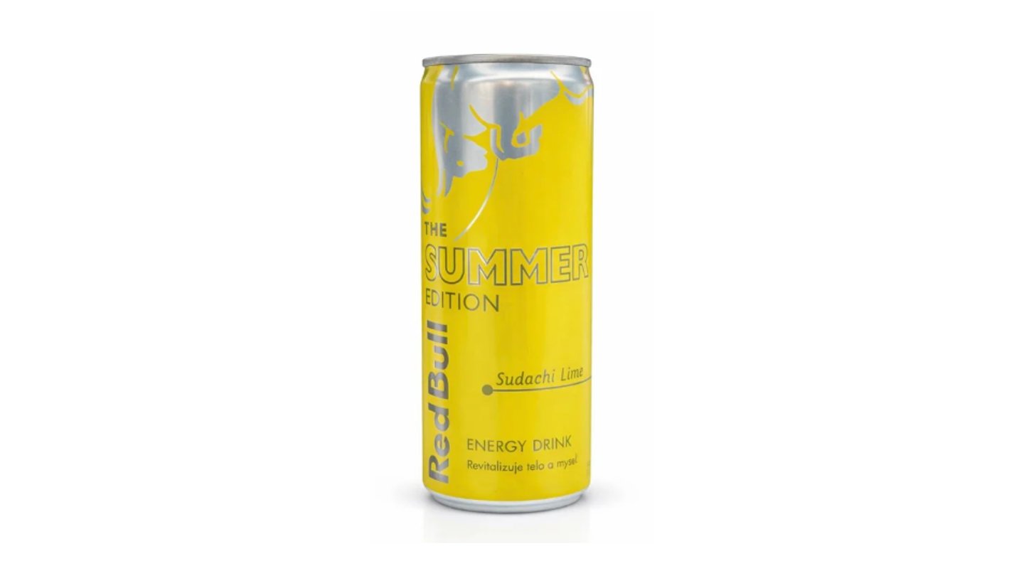 RED BULL The Summer Edition Sudachi Lime Energetický nápoj s příchutí sudachi a limetky 250ml