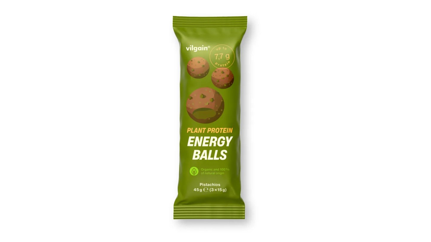 Plant Protein Energy Balls BIO – pistácie 45 g (3 x 15 g)