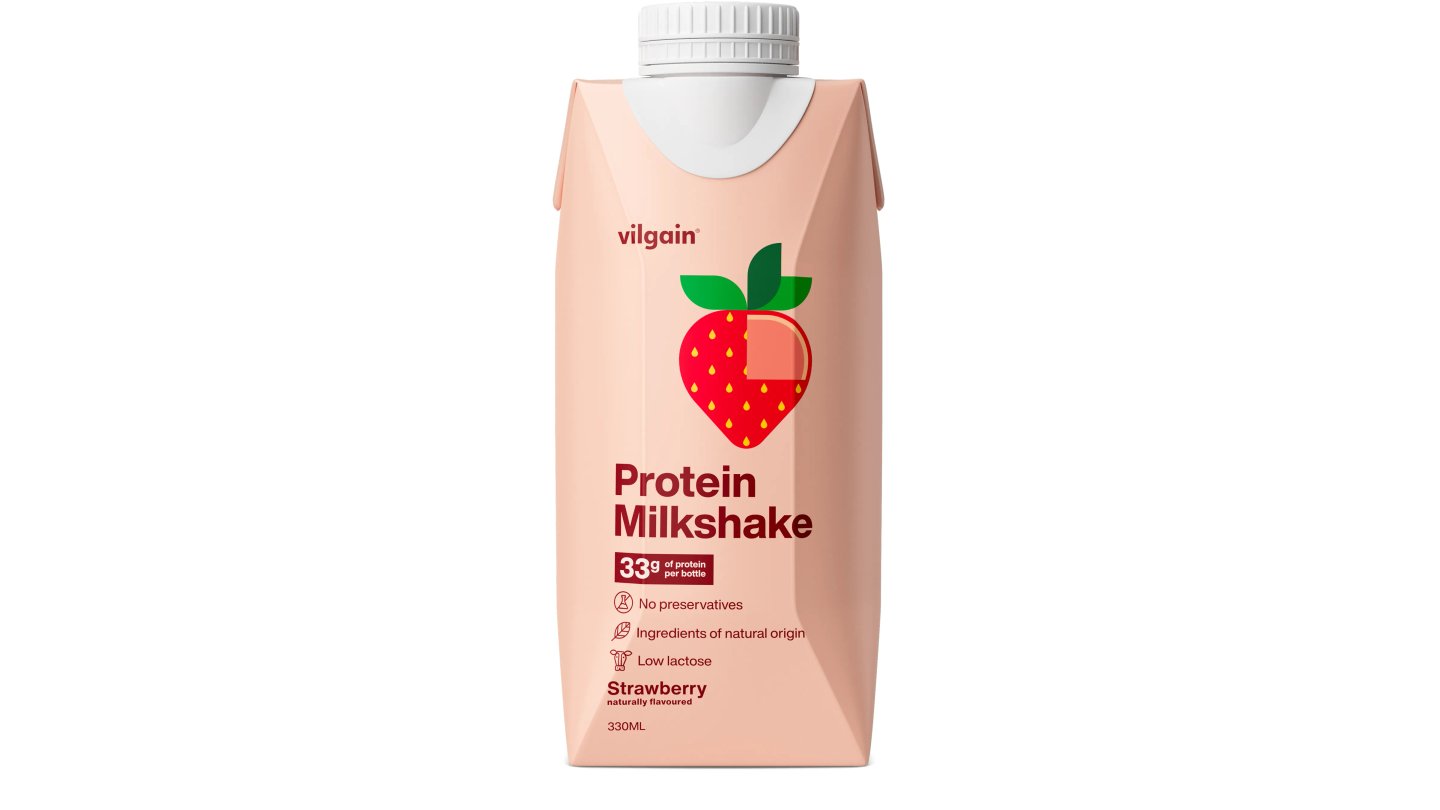Protein Milkshake jahoda 330ml