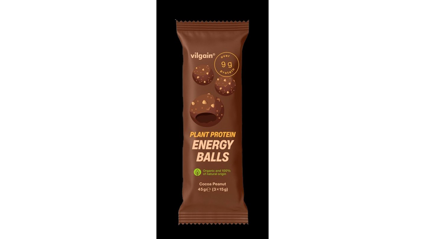 Vilgain Plant Protein Energy Balls BIO kakao 45 g