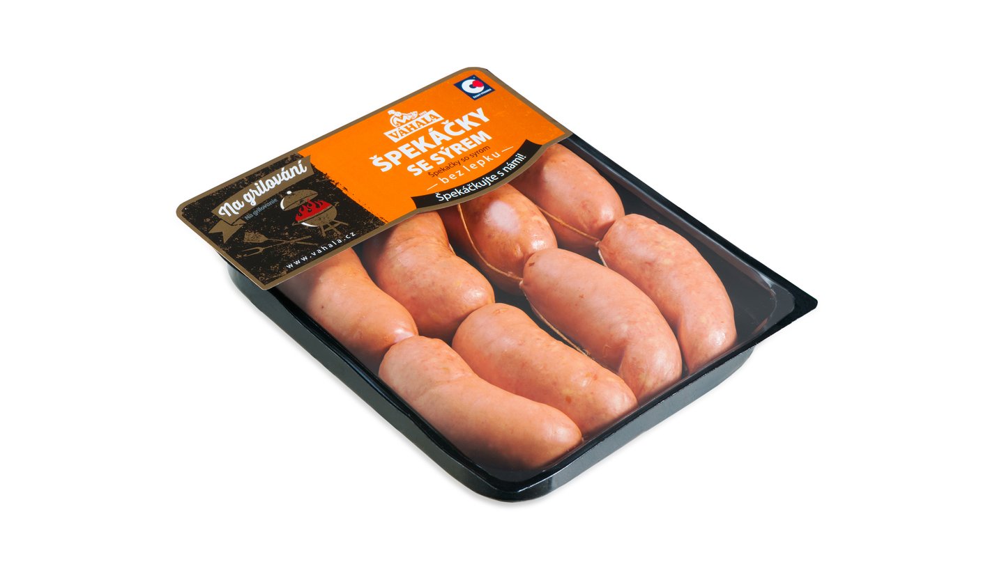 Špekačky se sýrem 740g