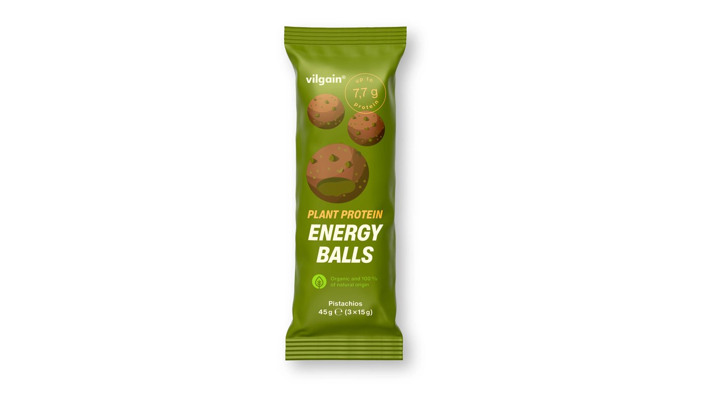 Plant Protein Energy Balls - Pistácie 