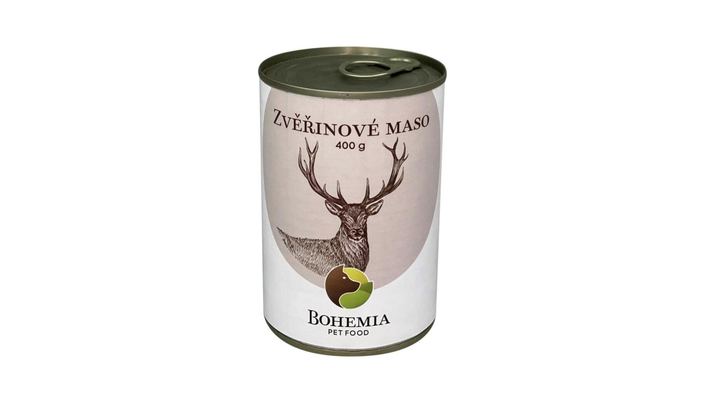 BOHEMIA Zvěřinové maso ve vlastní šťávě 400g