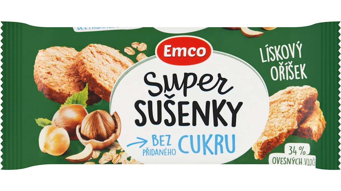 Super sušenky s lískovými ořechy 60g