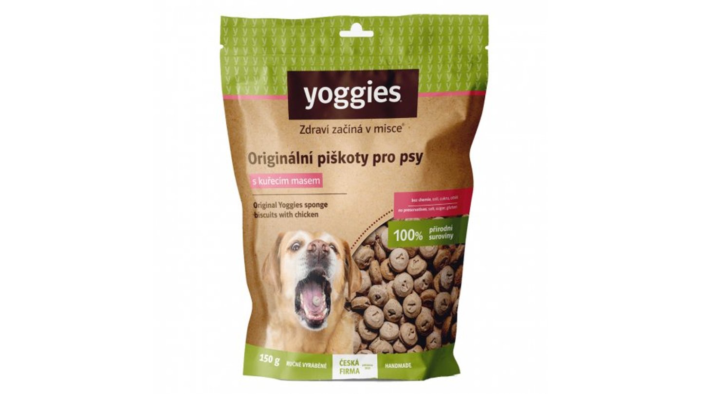 Yoggies - originální piškoty s kuřecím masem 150g