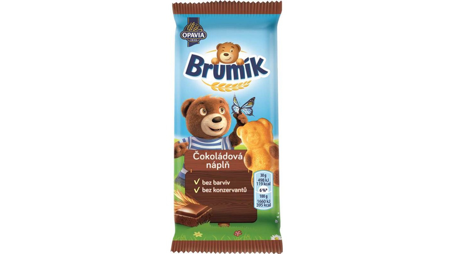 BEBE Brumík Čokoládová náplň 30g