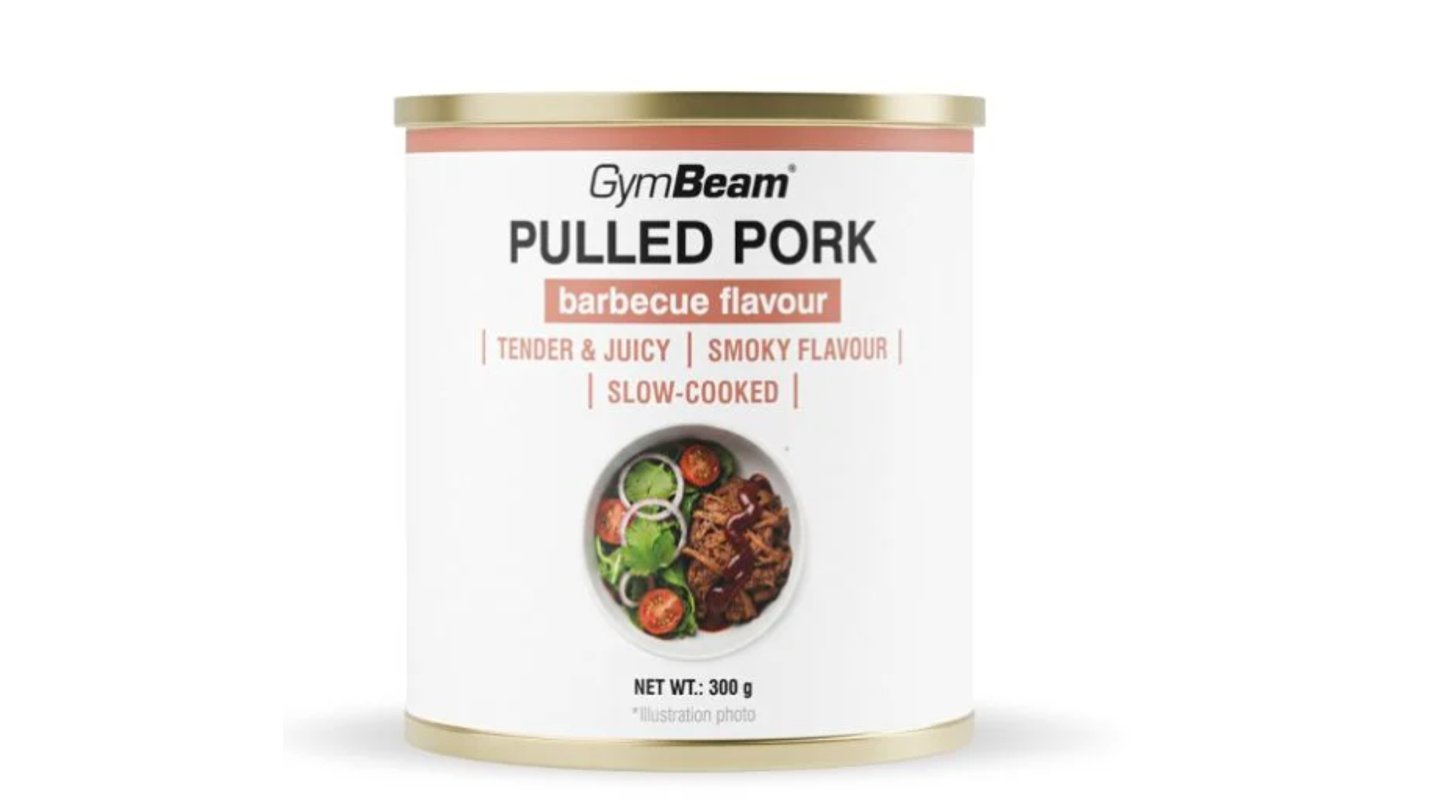 Trhané vepřové maso - GymBeam - barbecue - 300 g