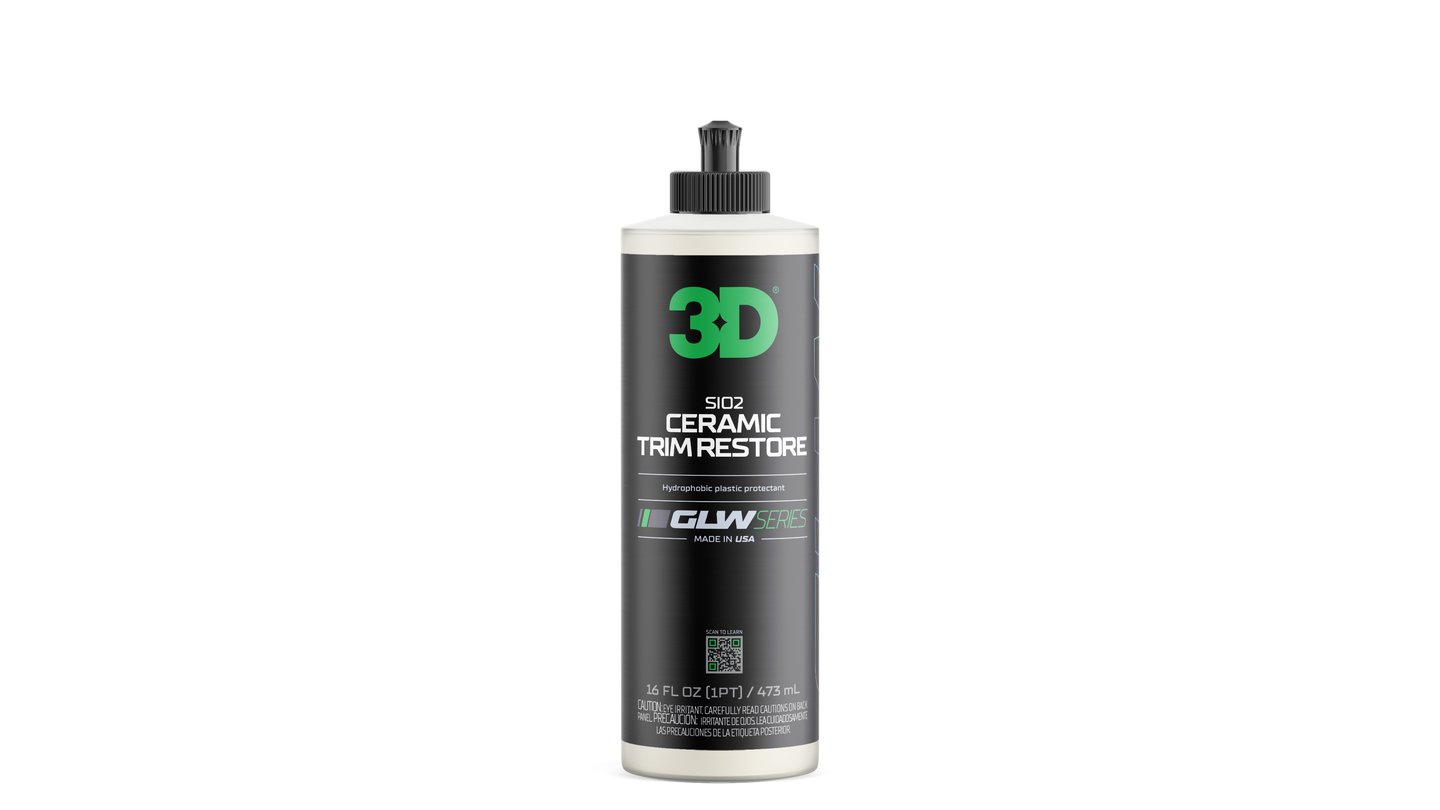 OBNOVA A RENOVACE  MATNÝCH PLASTŮ - 3D GLW SERIES SiO2 CERAMIC TRIM RESTORE 473ml 