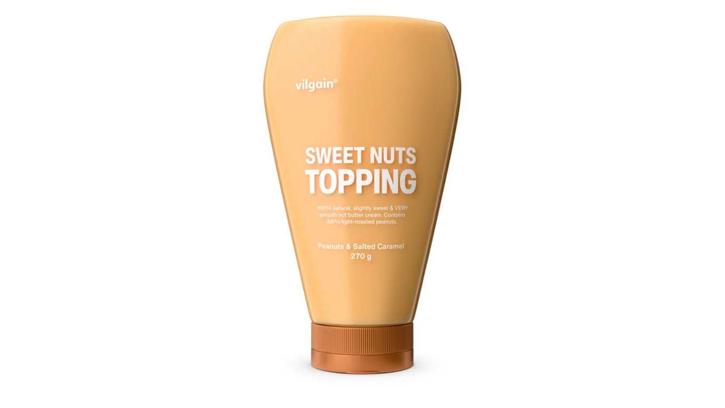 Sweet Nuts Topping Arašídy a slaný karamel 270g