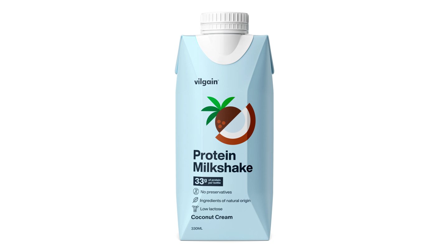 Vilgain Protein Milkshake - Kokosový krém 330ml