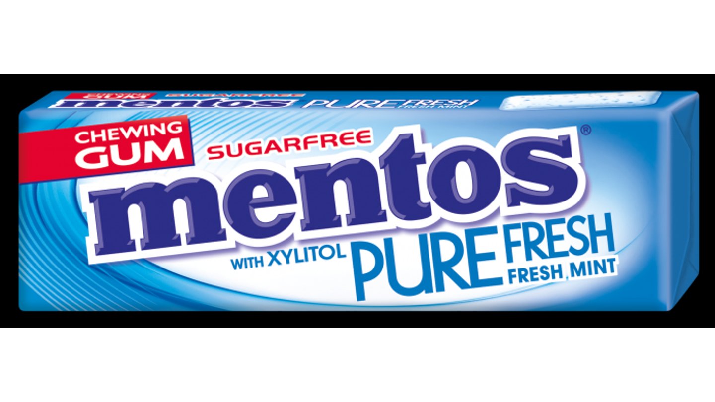 2x Mentos GUM Fresh Mint 2x 13,5g ( 20ks dražé)