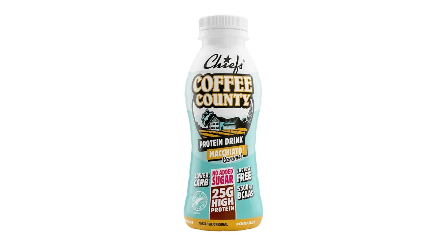 CHIEFS - proteinový nápoj Coffe county