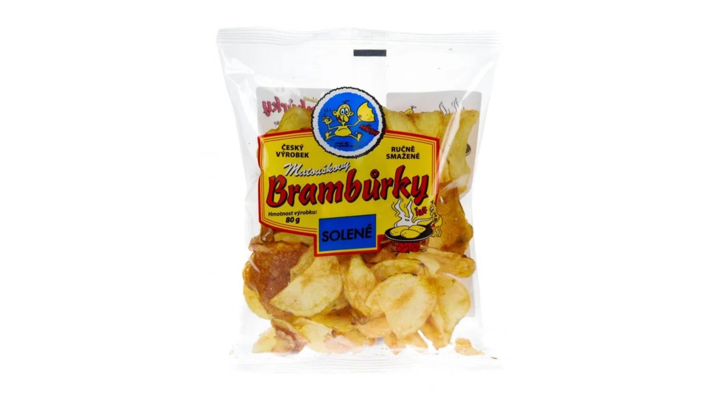 Matouškovy brambůrky solené 80 g