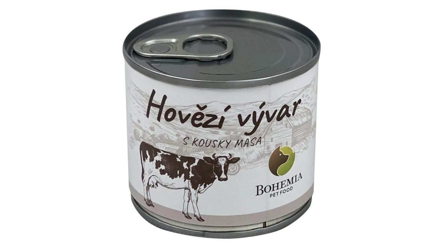 BOHEMIA Hovězí vývar s kousky 140ml