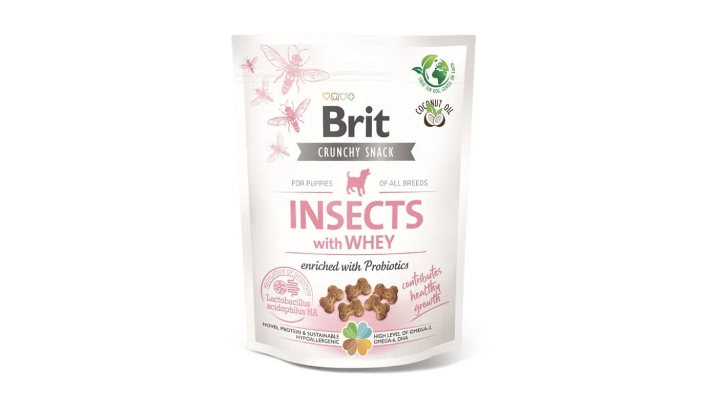 Brit Crunchy Crack.Insect Puppy 200g