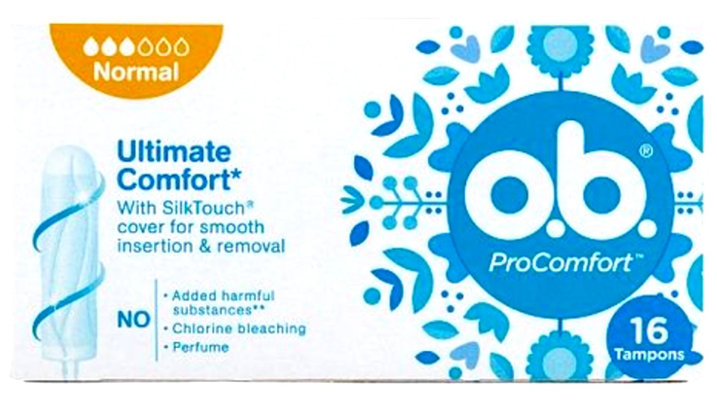 Dámské tampony O.B., normal, 16 ks