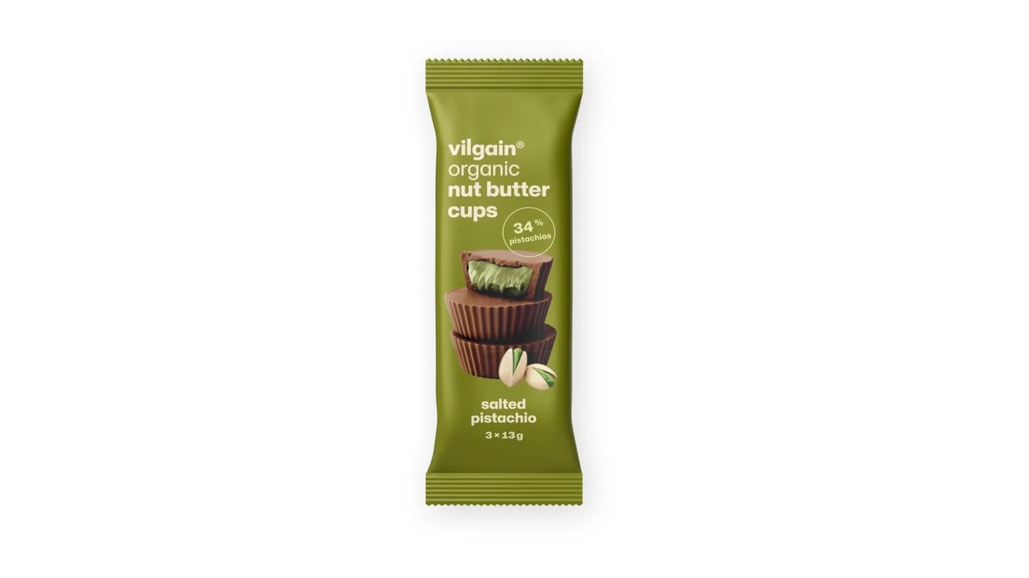 Nut butter cups - slaná pistácie 
