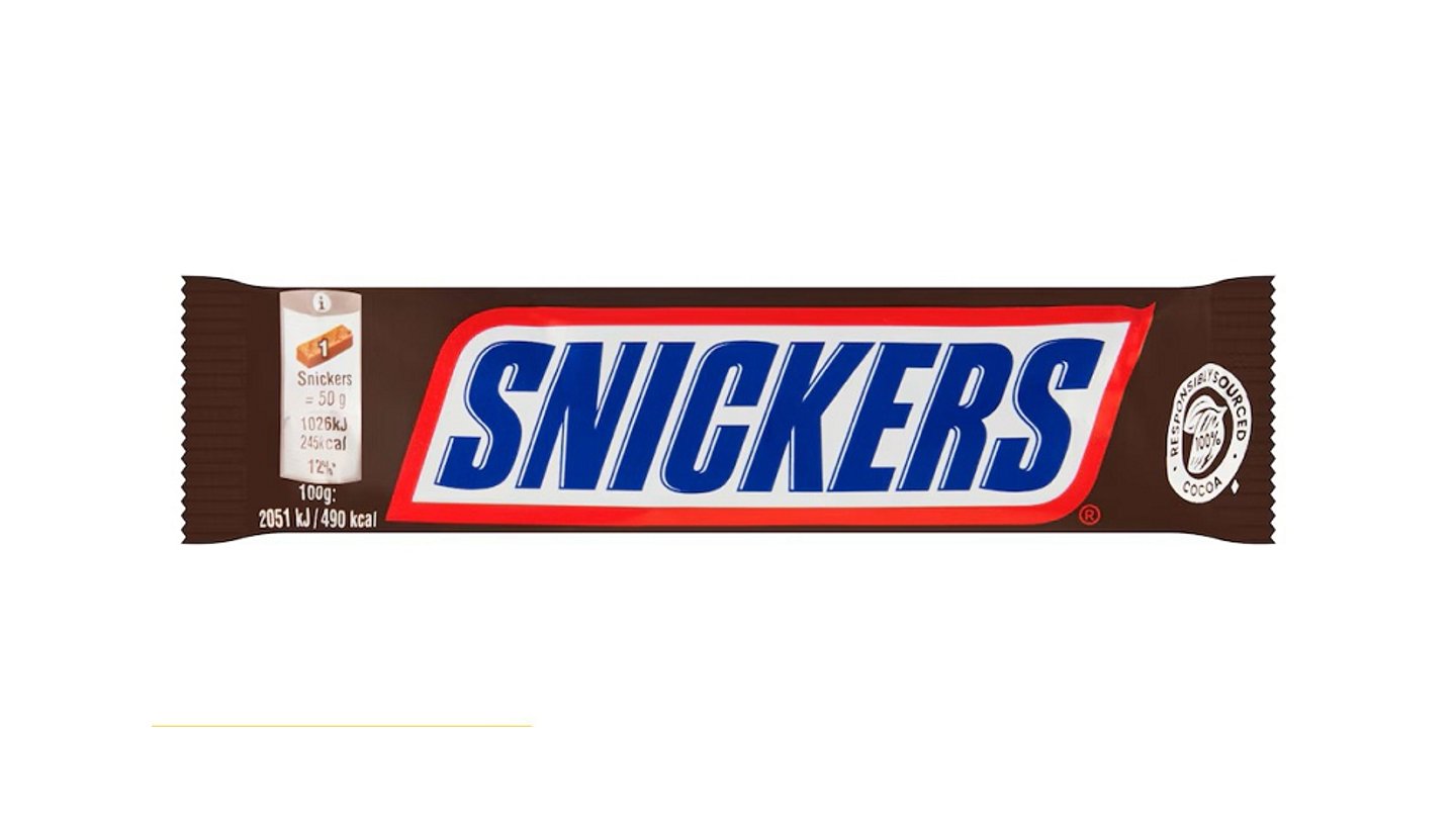 Snickers čokoládová tyčinka