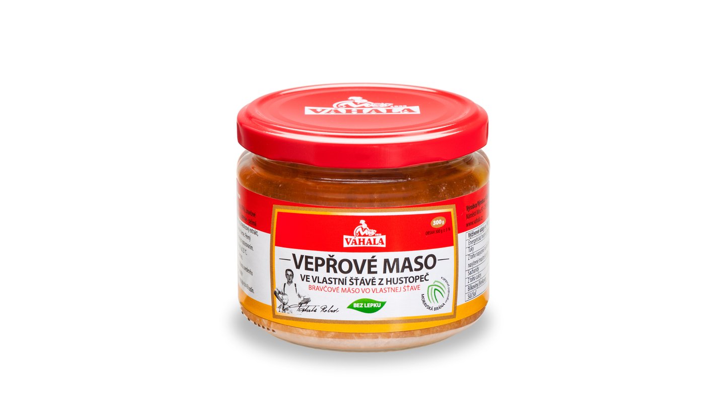 Vepřové maso ve vlastní štavě 300g