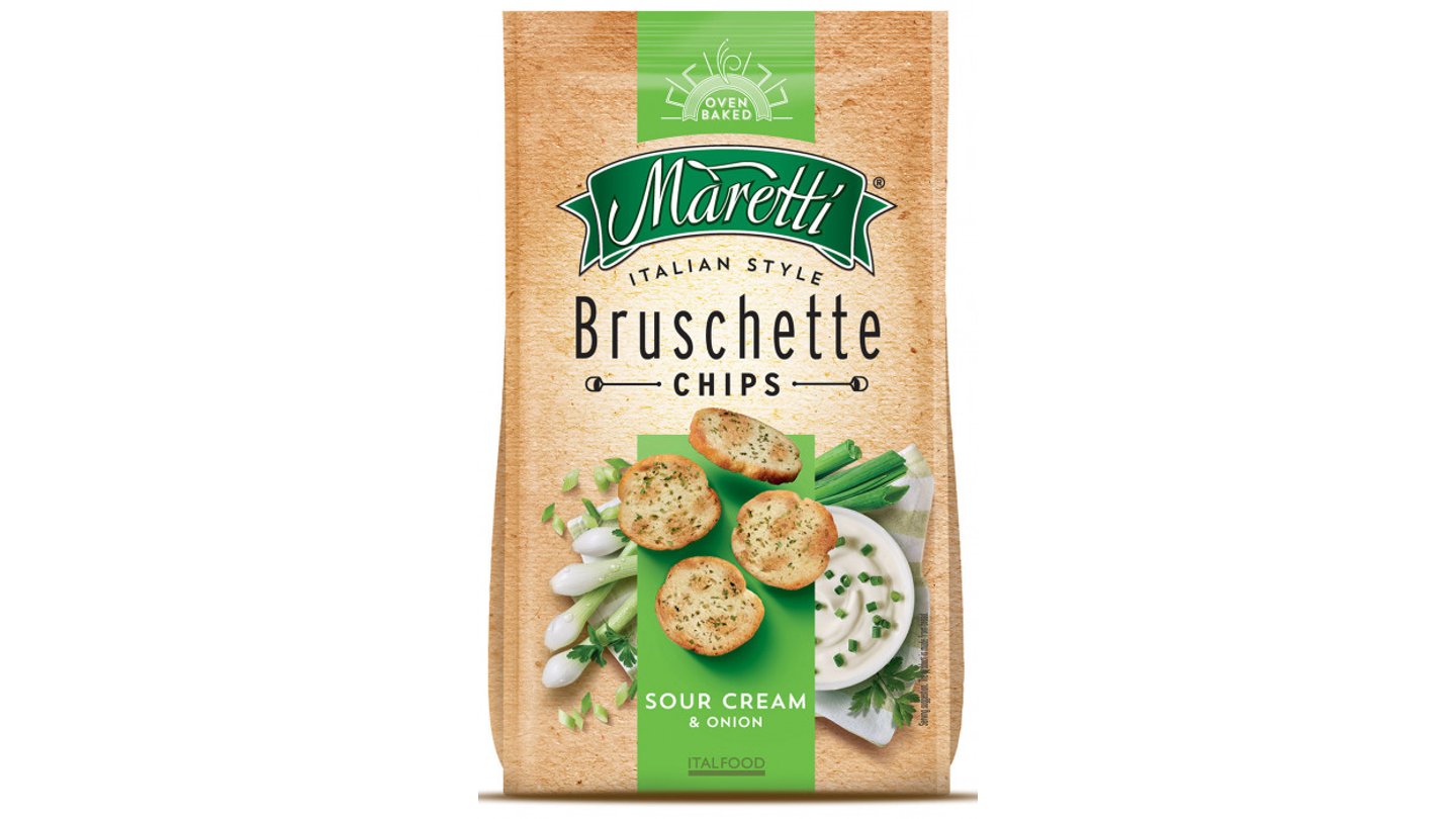 Maretti Bruschette Smetana ( Sourcream Onion ) 70g