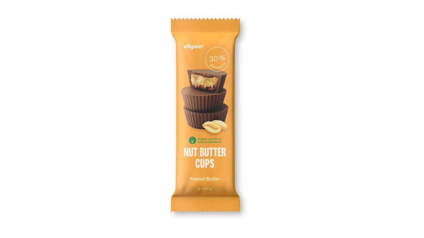 Vilgain Nut Butter Cups BIO Arašídové máslo 