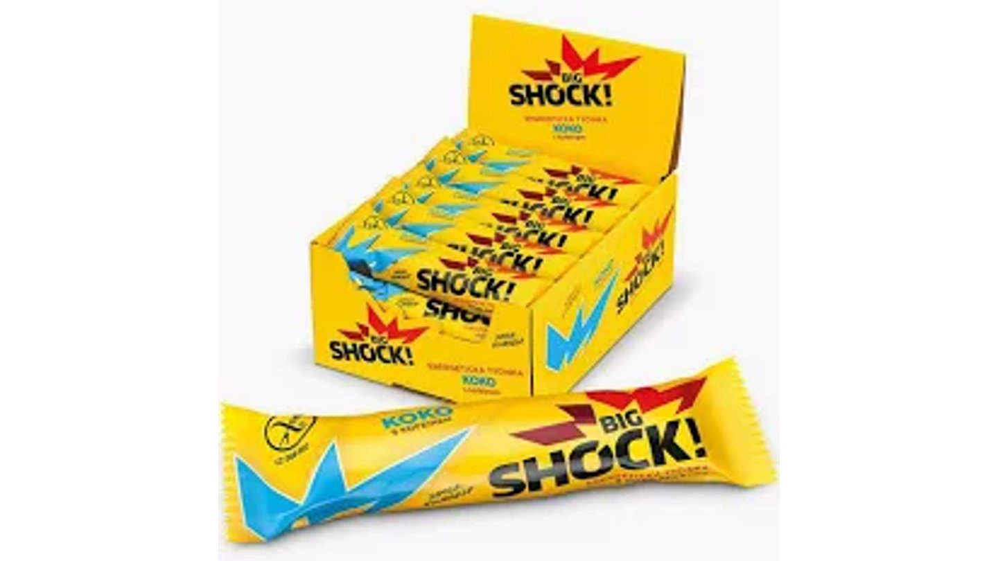 Shock Energy kokosová 55g