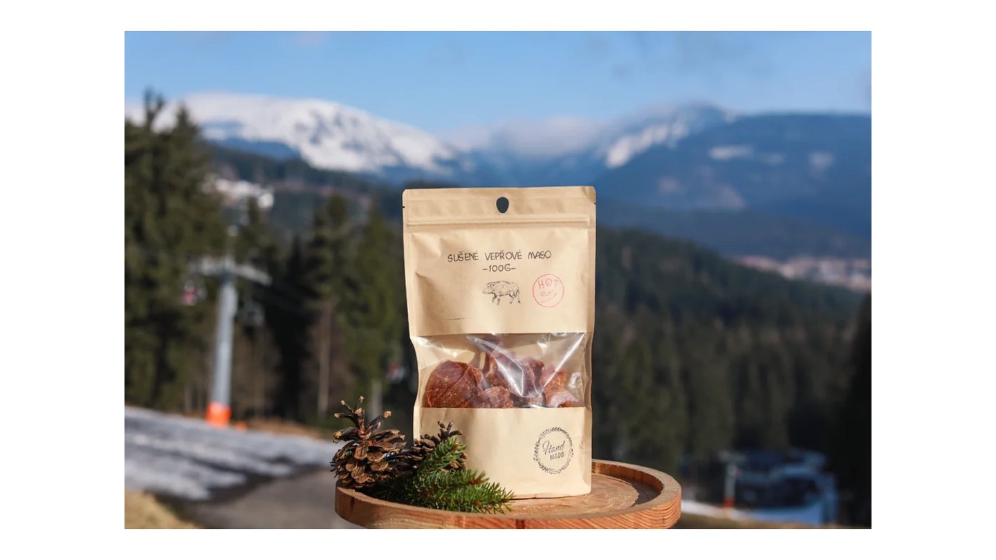 Sušené vepřové maso Chilli z Krkonoš 50g