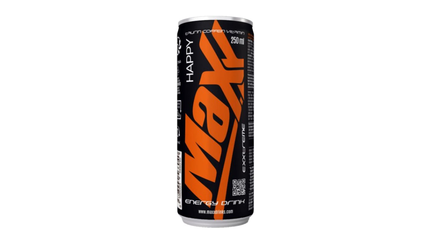 Maxx Energy 250ml Plech Happy/Original