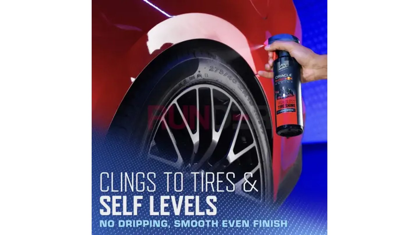 Red Bull racing hybrid ceramic high gloss tyre shine 500 ml