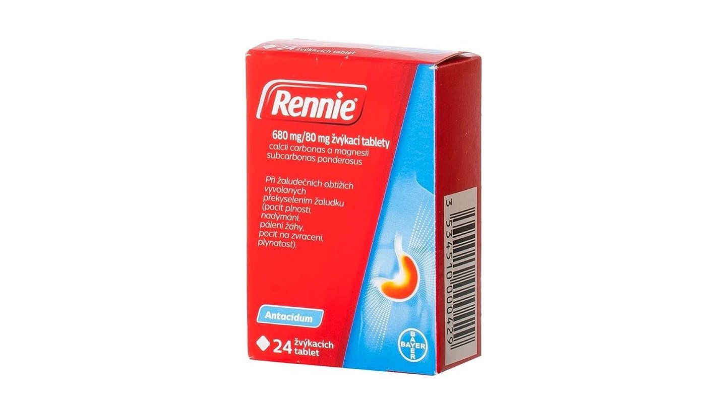 RENNIE 680mg/80mg 24 tblt.