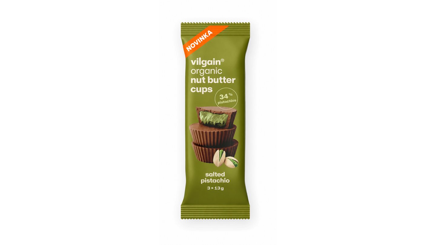 Nut Butter Cups BIO - Solené pistácie