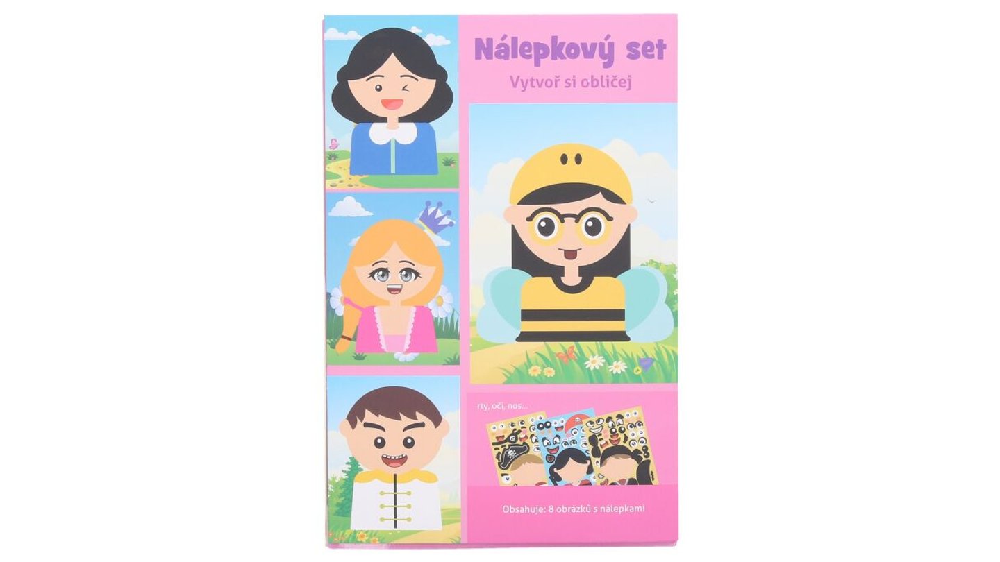 Nálepkový set - obličeje