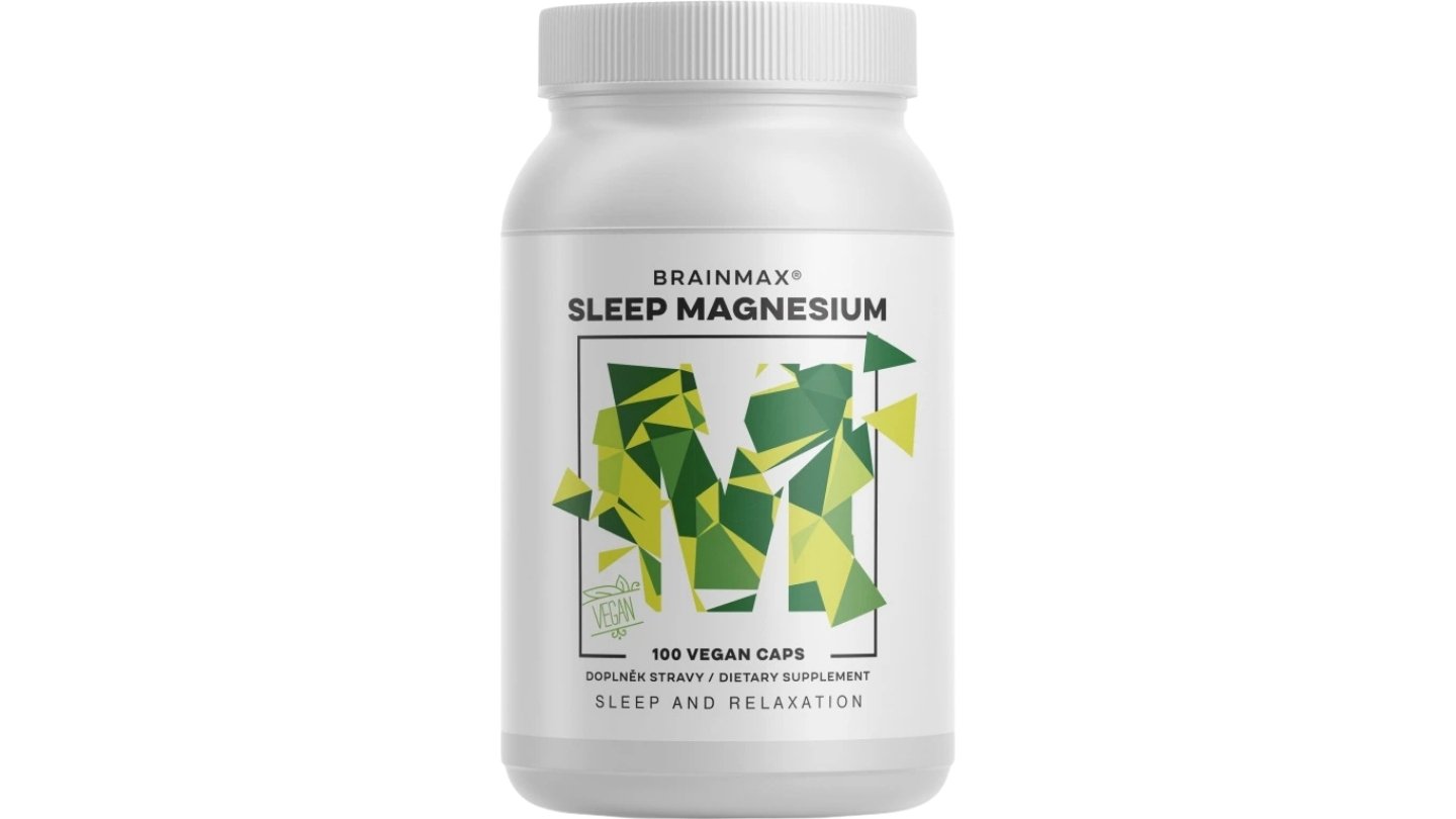 BrainMax Sleep Magnesium®, 320 mg, 100 rostlinných kapslí