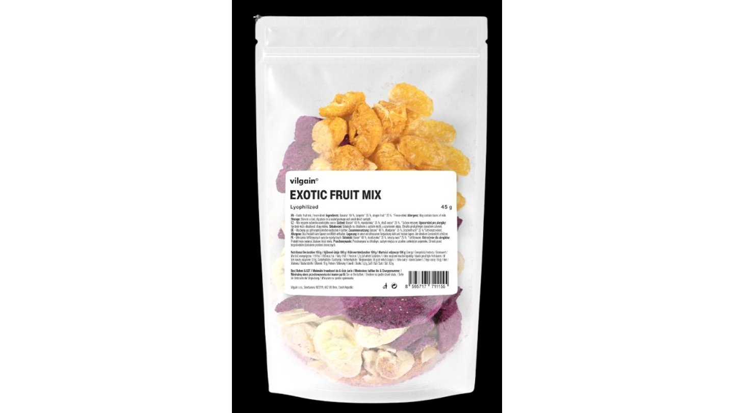Vilgain Mix lyofilizovaného exotického ovoce 45 g