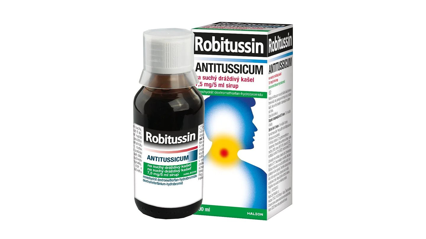 ROBITUSSIN ANTITUSSICUM NA SUCHÝ DRÁŽDIVÝ KAŠEL 100ml