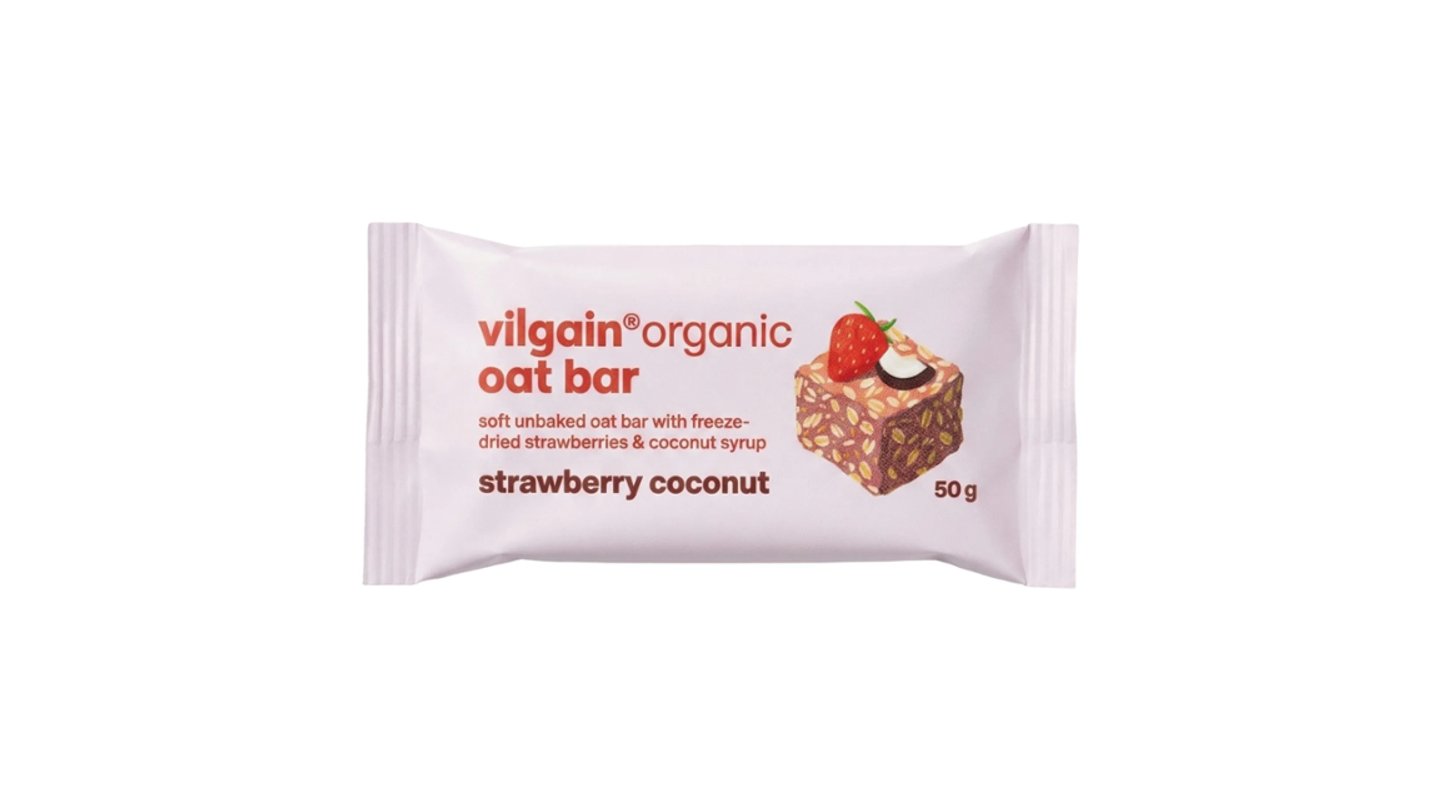 Vilgain Oat Bar - Strawberry Coconut