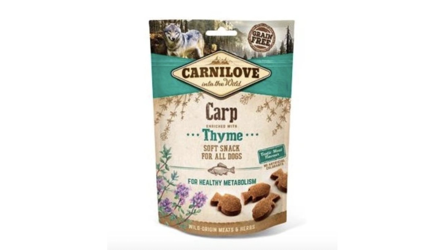 Carnilove Dog Semi Moist Snack Carp&Thyme 200g