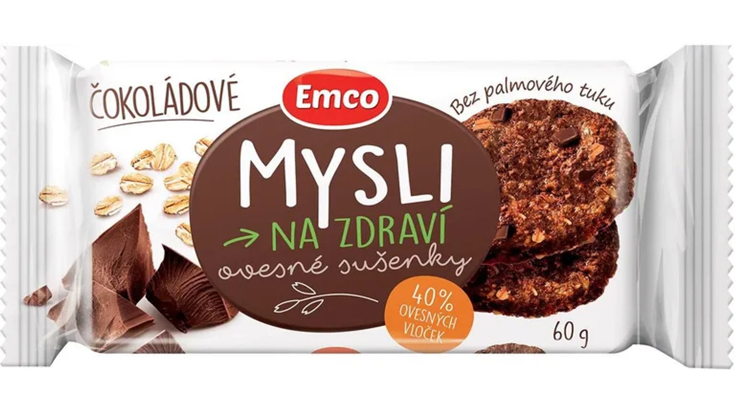 Ovesné sušenky - čokoládové