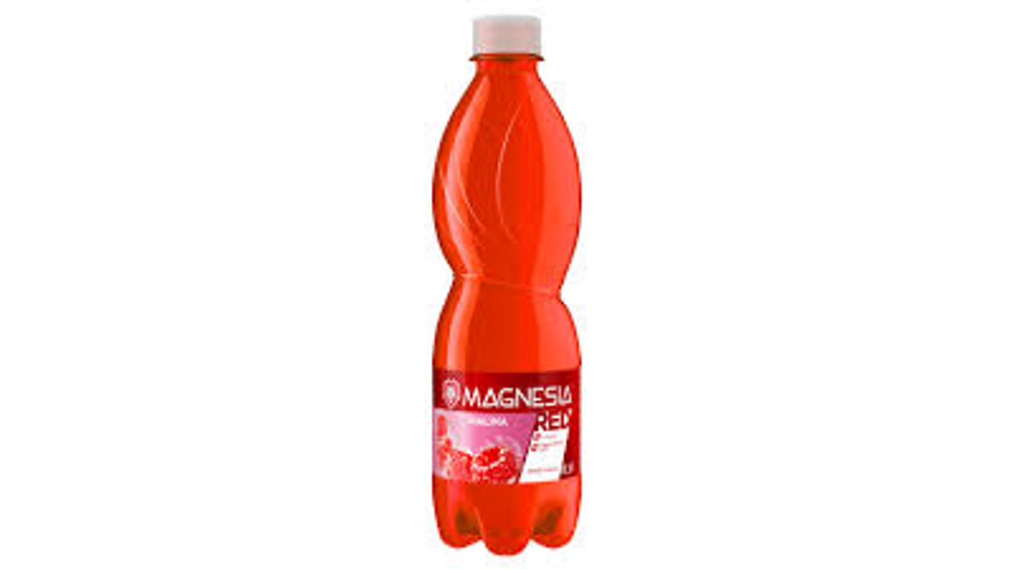Magnesia RED Malina jemně perlivá 0,5l